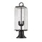 Z-Lite Sana 2 Light Outdoor Pier Mounted Fixture, Black And Seedy 592PHMR-553PM-BK - alternate 4